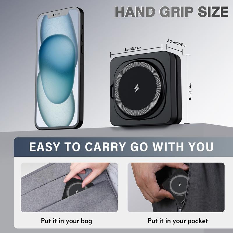 22.5W 3 in 1 Wireless Charger, Foldable Magnetic Fast Charging Station for Apple Devices for Iphones, Airpods and Iwatch